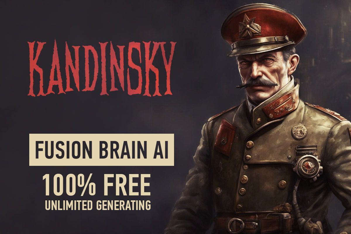 Fusion Brain AI (Ex-Kandinsky) – completely free unlimited generating